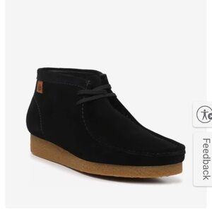 Clarks Men's Black Suede Chukka Boots size US 9.5